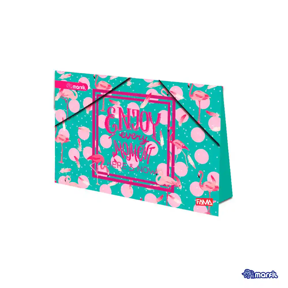 Carpeta Fuelle De Carton Basica De Niña Marfil