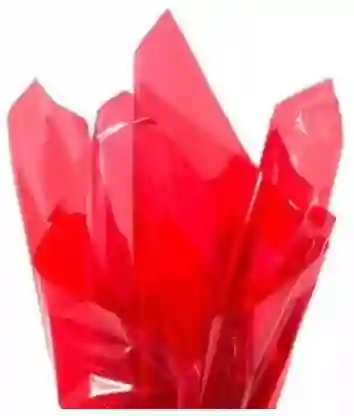 Papel Celofan O Papel Cristal - Rojo