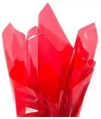 Papel Celofan O Papel Cristal - Rojo