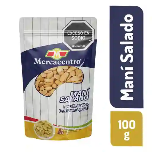 Mani Mercacentro 100 G Salado
