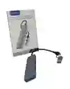 Hub 6 En 1 Conversor Multisalidas Tipo C , Usb 2.0 Usb 3.0 + Usb Gris