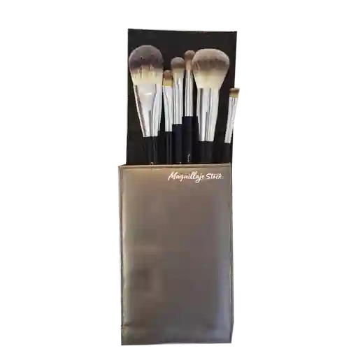 Set De Brochas + Estuche X6 La-11044