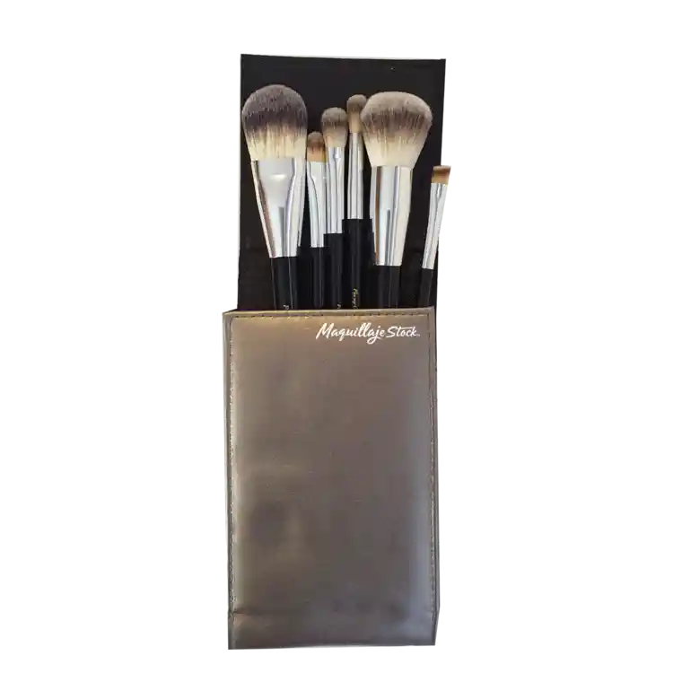 Set De Brochas + Estuche X6 La-11044