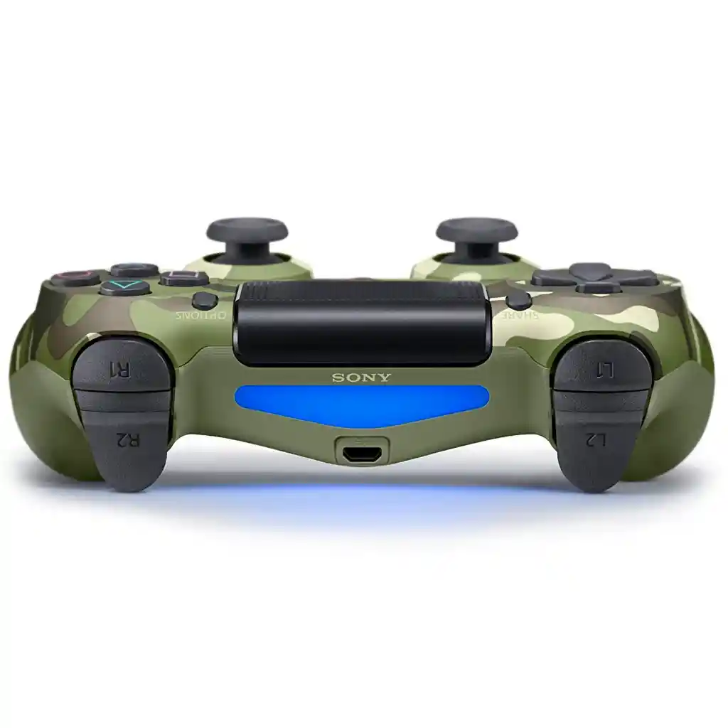 Control Aaa Ps4 Con Dualshock 4 Jr Camuflaje Verde Selva
