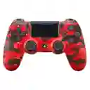 Control Aaa Ps4 Con Dualshock 4 Jyr Camuflaje Rojo