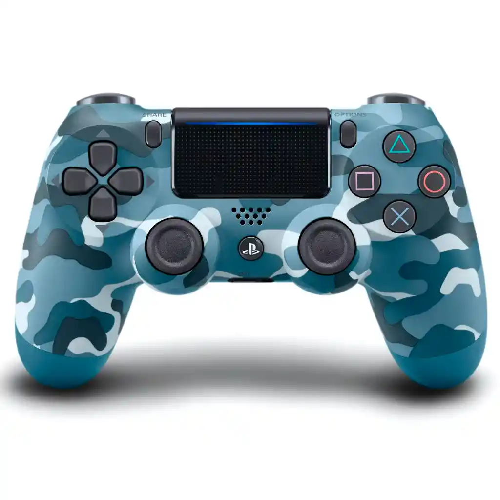 Control Aaa Para Ps4 Dual Shock 4 Jyr Camuflaje Azul