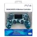 Control Aaa Para Ps4 Dual Shock 4 Jyr Camuflaje Azul