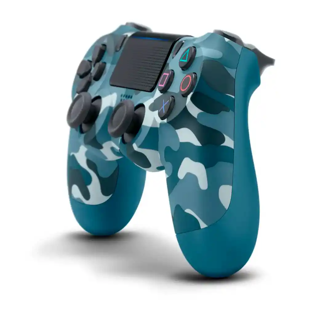 Control Aaa Para Ps4 Dual Shock 4 Jyr Camuflaje Azul