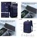 Maleta Morral Pc Laptop Usb 3 En 1 Con Cargador Portable