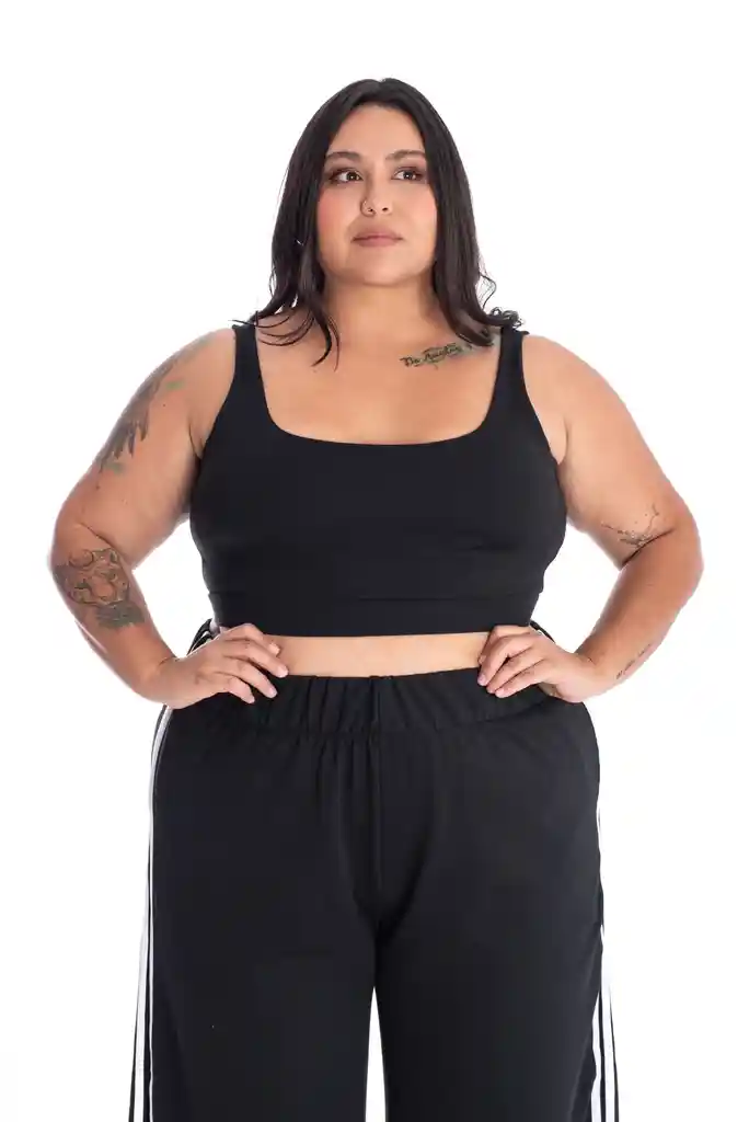 Croptop Cintia Negro T14/16