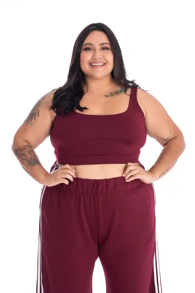 Croptop Cintia Vinotinto T14/16