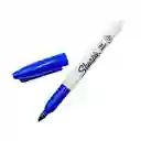 Sharpie Delgado Azul Und