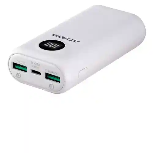 Banco De Poder Adata P10000qcd 10000 Mah Tipo C Blanco