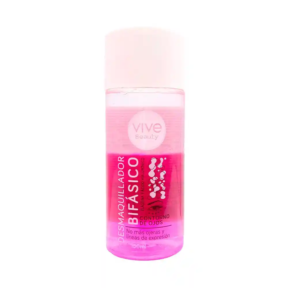 Desmaquillador Bifasico Contorno De Ojos Morado 150ml