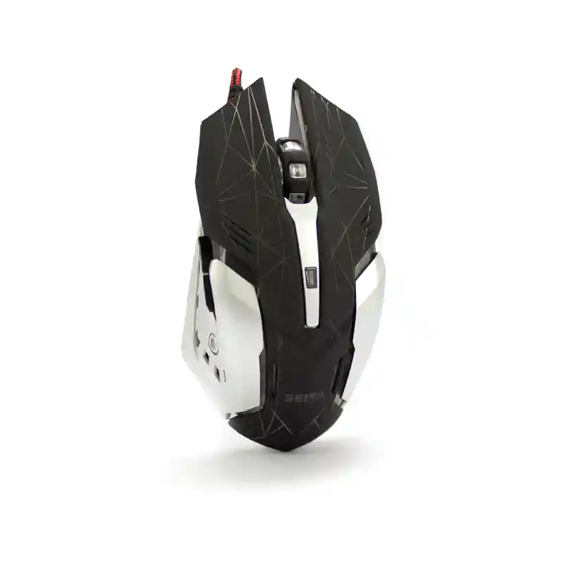 Mouse Gamer Optico 3.200 Dpi Fast Track Glaser Con Cable Usb