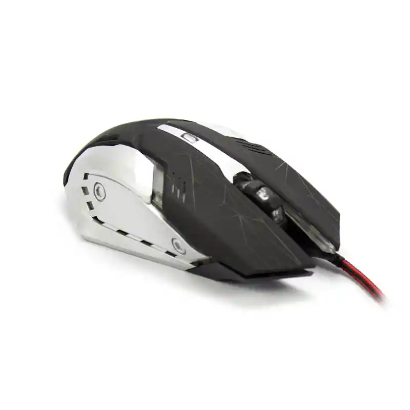 Mouse Gamer Optico 3.200 Dpi Fast Track Glaser Con Cable Usb