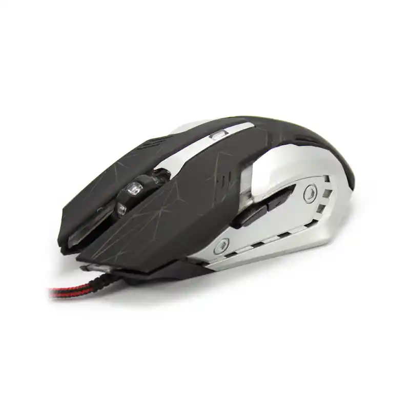 Mouse Gamer Optico 3.200 Dpi Fast Track Glaser Con Cable Usb