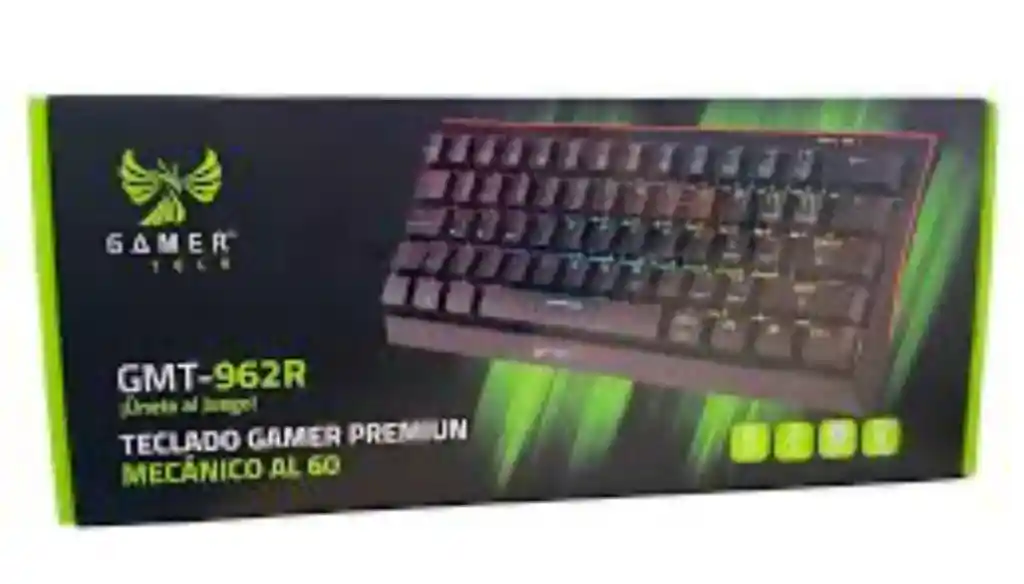 Teclado Mecanico Inalmabrico Al 60% Gmt 962r