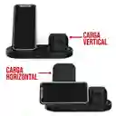 Base Carga Soporte Inalambrica 3 En 1 Para Celular Audífonos
