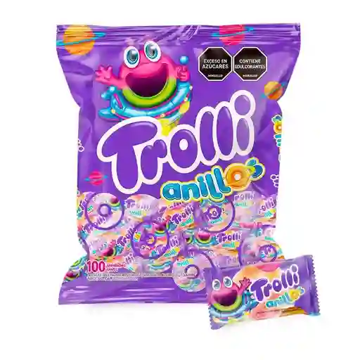 Gomitas Trolli Anillos 50 Unidades