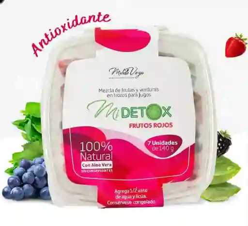 Mi Detox Frutos Rojos Paquete X 7 Unidades