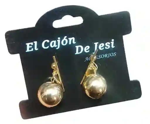 Aretes Redondo Dorados Aretes Para Mujer De Moda