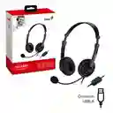 Diadema Genius Hs-230u Usb Control Volumen Call Center