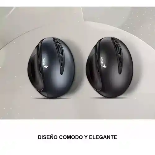 Mouse Genius Ergo 8300s Inalambrico Vertical 7-botones Gris