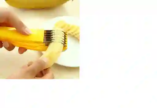 Rebanador De Banano En Acero Inoxidable