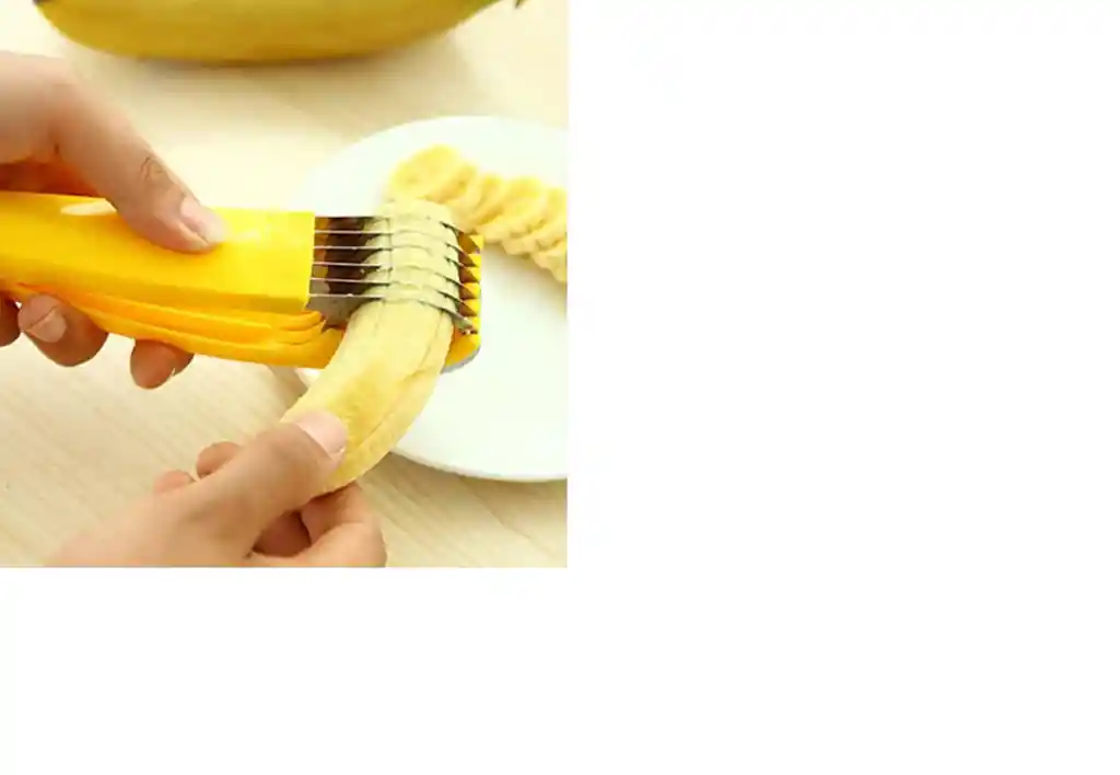 Rebanador De Banano En Acero Inoxidable