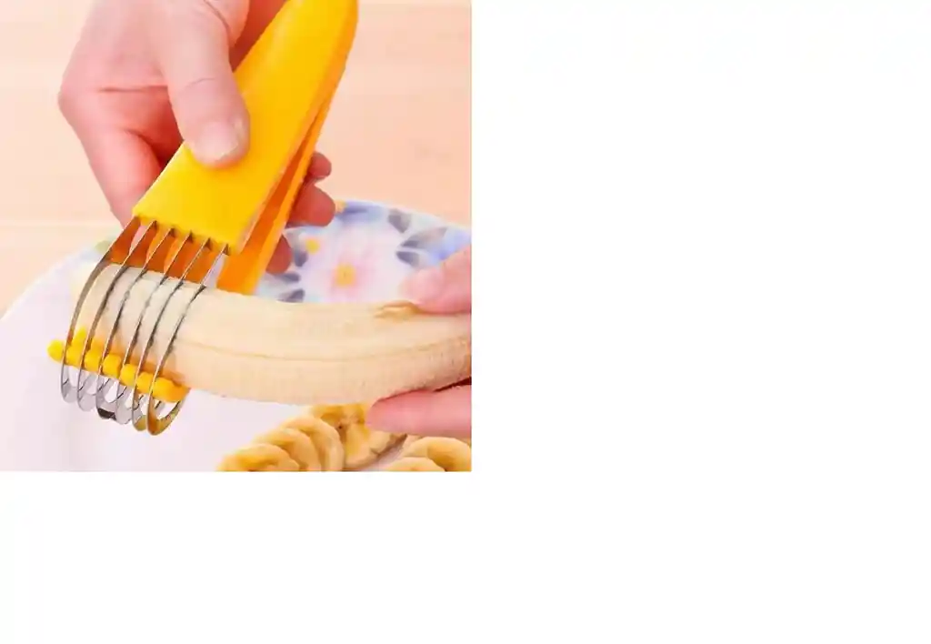 Rebanador De Banano En Acero Inoxidable