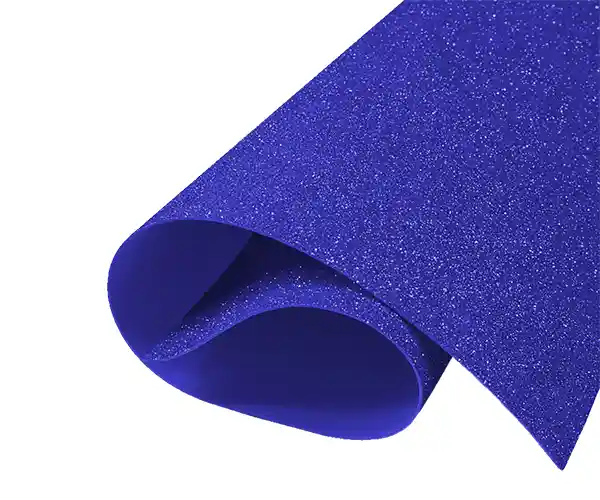 Fomy Escarchado Azul Oscuro Cuatro Cartas O Medio Pliego (55x42)