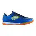 Zapatilla Suela Lisa De Goma Lotto Valverde /ine-h1, Asfalto, Madera Azul/rey Talla 8.5