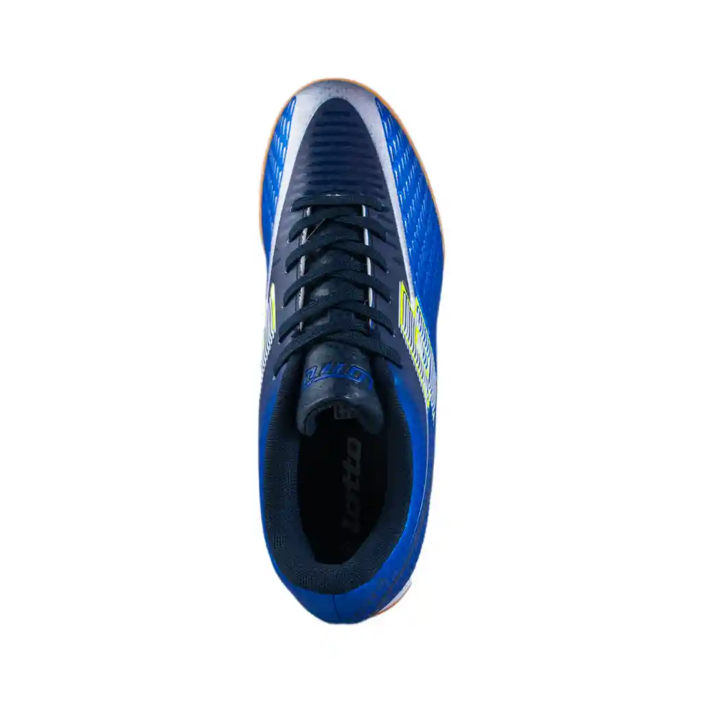Zapatilla Suela Lisa De Goma Lotto Valverde /ine-h1, Asfalto, Madera Azul/rey Talla 8.5