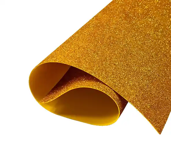 Fomy Escarchado Dorado Cuatro Cartas O Medio Pliego (55x42)