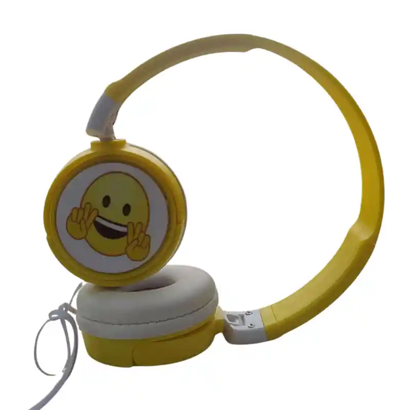 Auricular Diadema Niños Emoji Led Diseños Clases Virtuales