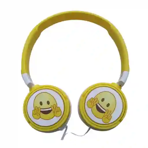 Auricular Diadema Niños Emoji Led Diseños Clases Virtuales