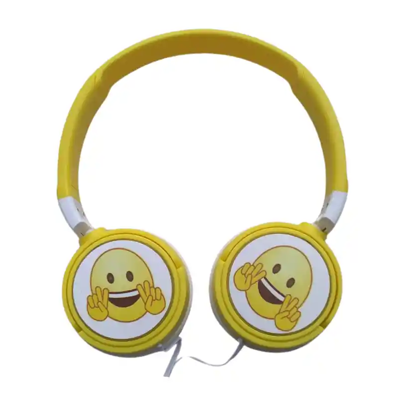Auricular Diadema Niños Emoji Led Diseños Clases Virtuales