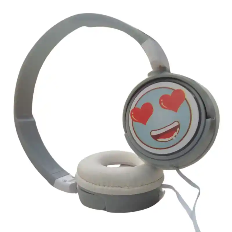 Auricular Diadema Niños Emoji Led Diseños Clases Virtuales