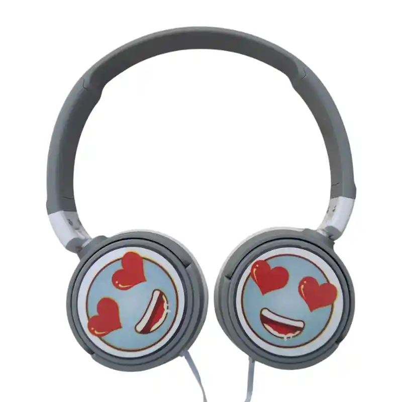 Auricular Diadema Niños Emoji Led Diseños Clases Virtuales