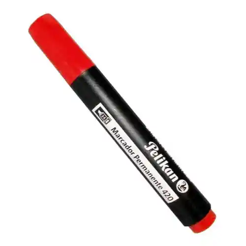 Marcador Permanente Pelikan 420 Rojo