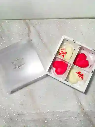 Caja Chocolates Rellenos Fancy X 4