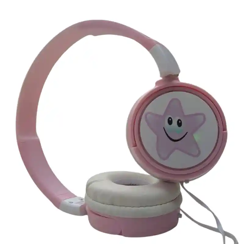 Auricular Diadema Niños Emoji Led Diseños Clases Virtuales