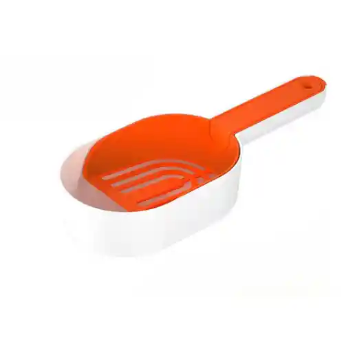 Pala Arena Para Gatos Con Bote Desechos Resistente