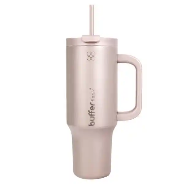Termo Vaso Termico Con Pitillo 1,2 Lt Buffer Acero Inox