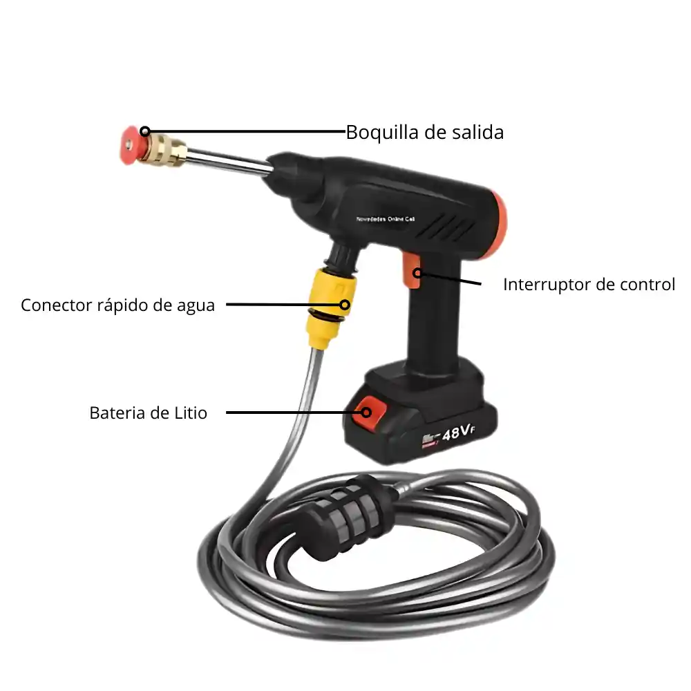 Hidrolavadora Lavado Alta Presion 48 Vol 470psi
