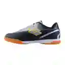 Zapatilla Suela Lisa De Goma Lotto Valverde /ine-h3, Asfalto, Madera Gris/negro Talla 7