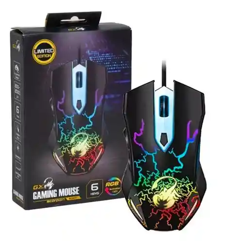 Mouse Gamer Usb Genius Scorpion Spear Negro Control Dpi