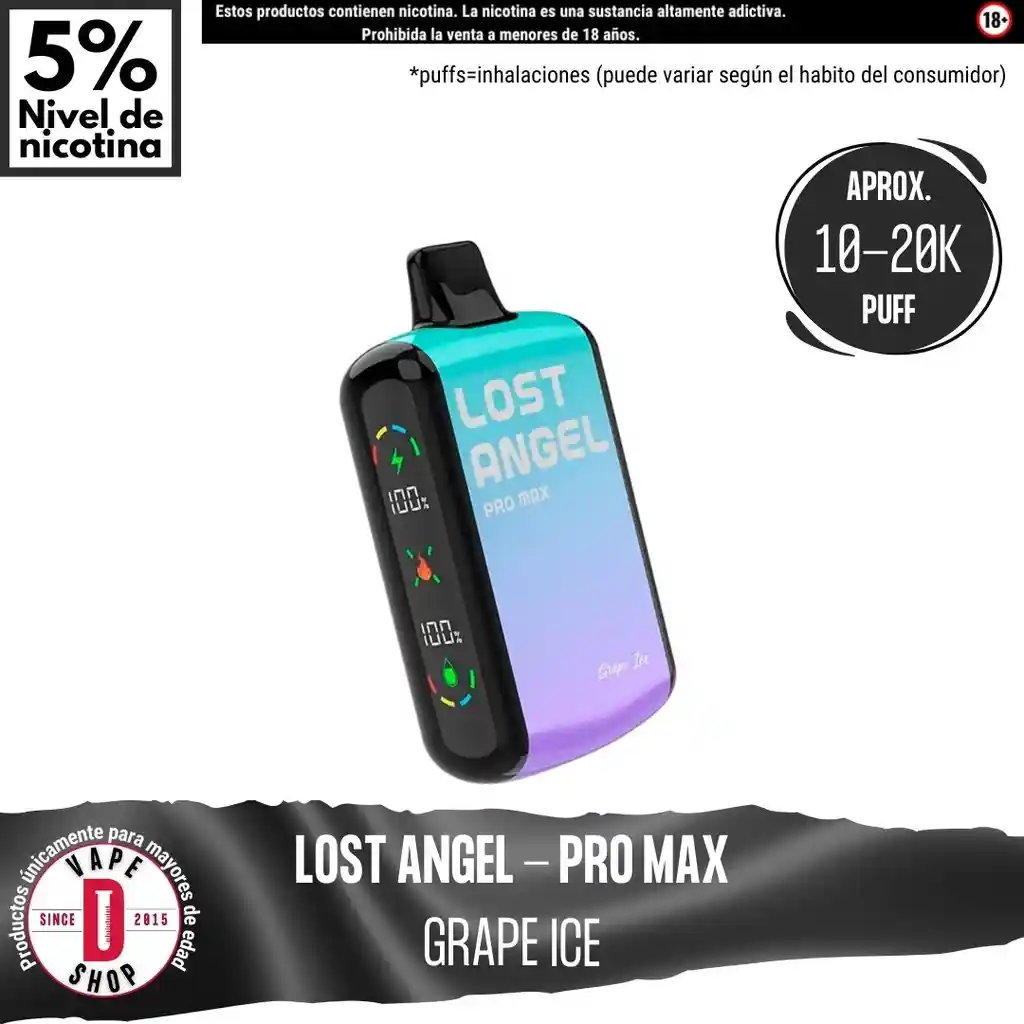 Grape Ice - Lost Angel - Pro Max 10000-20000 Aspiraciones