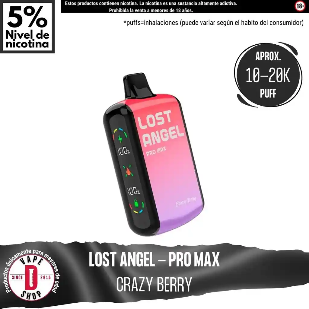 Crazy Berry - Lost Angel - Pro Max 10000-20000 Aspiraciones